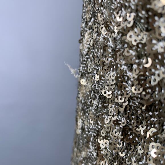 ZADIG & VOLTAIRE DELUXESize S Silver Black Nylon Spaghetti Straps Cocktail Dress - Picture 5 of 8